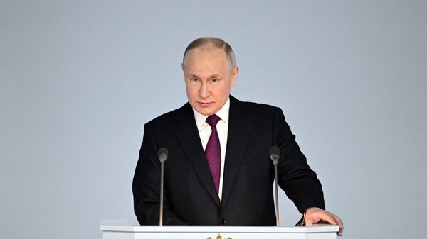 Ежегодное послание Владимира Путина Федеральному Собранию - Sputnik Литва