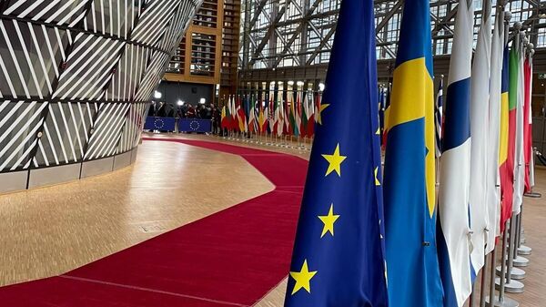 Флаги стран — членов ЕС, архивное фото - Sputnik Литва