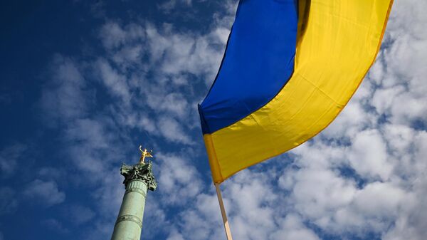 Флаг Украина, архивное фото - Sputnik Литва