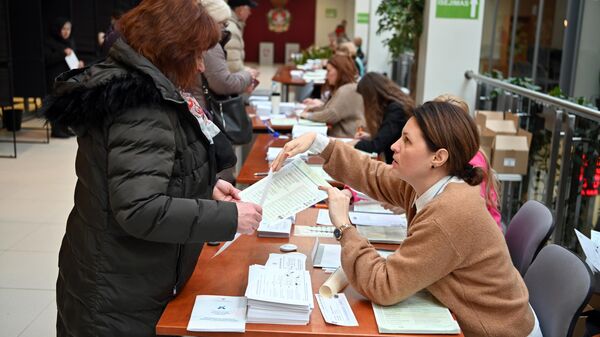 Досрочное голосование на выборах в местные самоуправления - Sputnik Литва