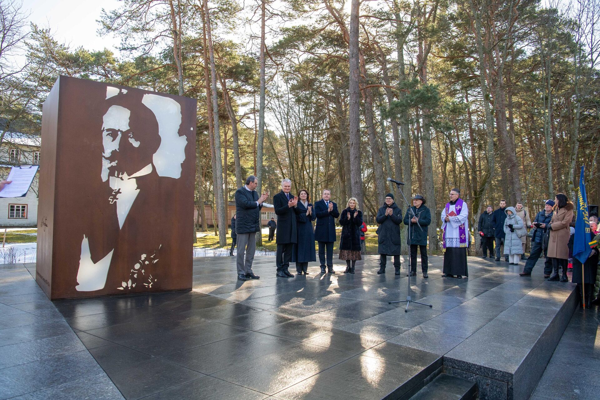 Открытие памятнику Антанасу Сметоне в Паланге - Sputnik Литва, 1920, 28.02.2023