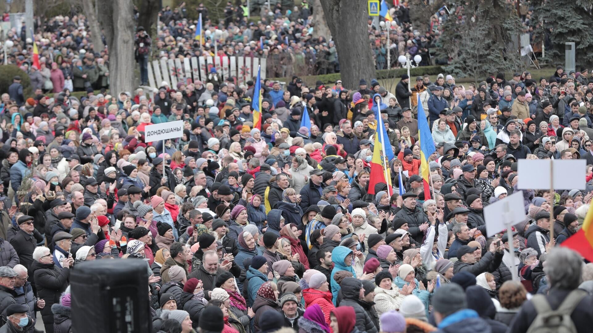 Протесты оппозиции в Кишиневе - Sputnik Литва, 1920, 12.03.2023