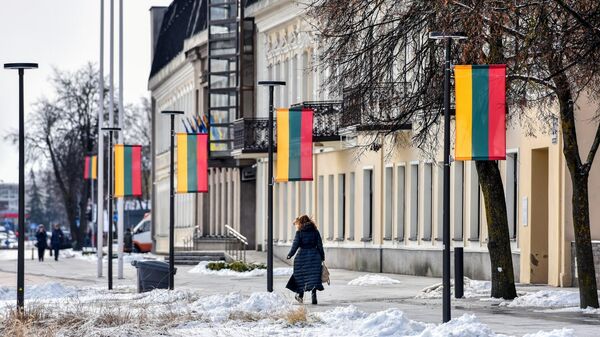 Прохожие в Паневежисе, архивное фото - Sputnik Литва