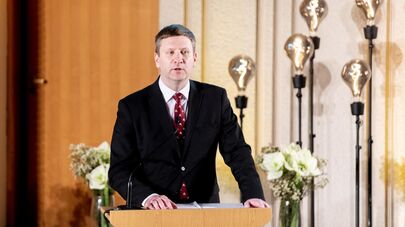 Министр культуры Литвы Симонас Кайрис