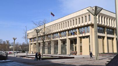 Здание Сейма Литвы в Вильнюсе