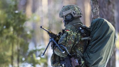 Немецкие солдаты на учениях в Литве