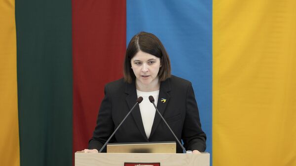Министр финансов Литвы Гинтаре Скайсте - Sputnik Литва