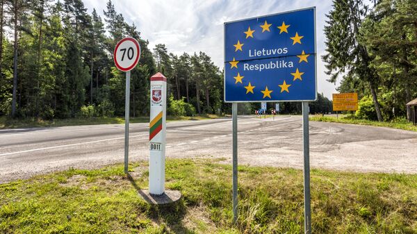 Граница между Литвой и Латвией  - Sputnik Литва