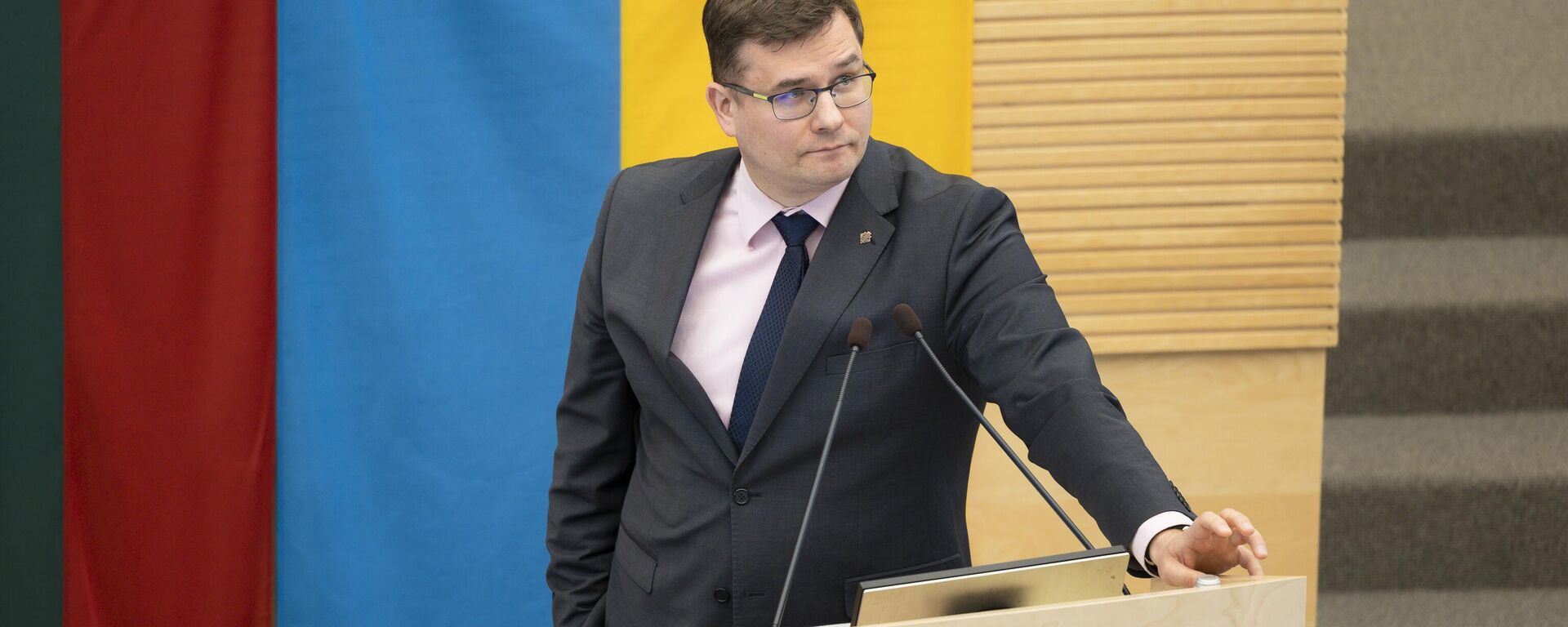 Депутат Сейма Литвы Лауринас Касчюнас - Sputnik Литва, 1920, 15.10.2025