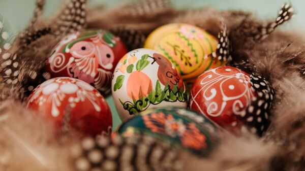 Пасхальные яйца, архивное фото - Sputnik Литва