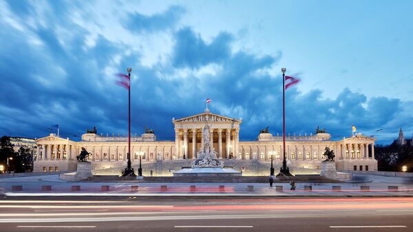 Здание парламента Австрии, архивное фото - Sputnik Литва