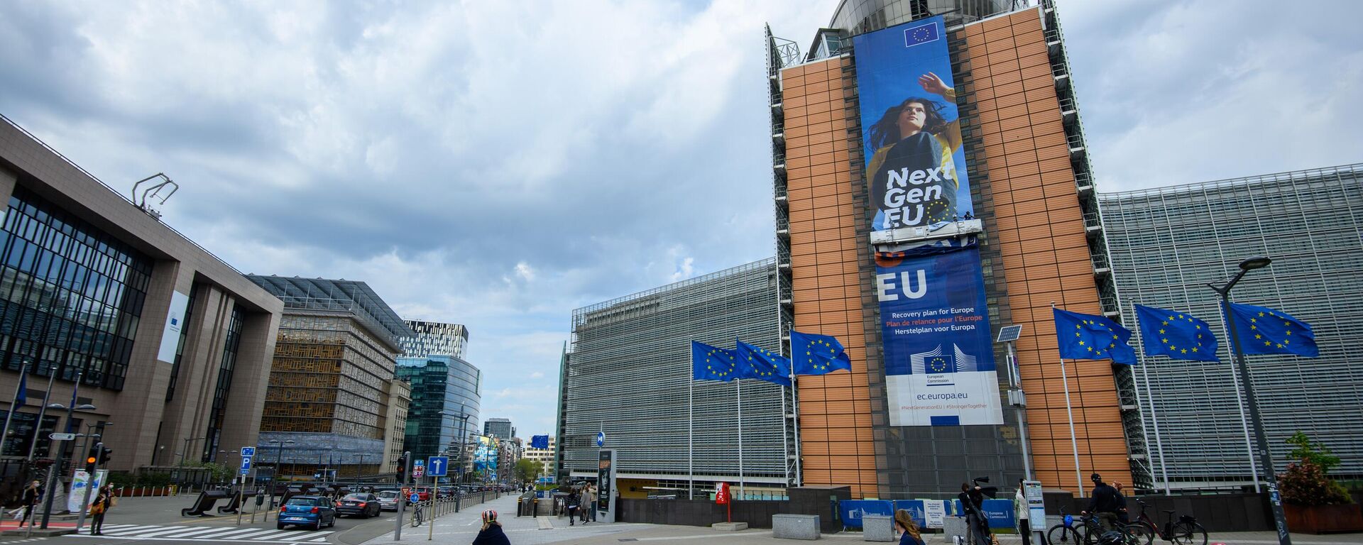 Здание Еврокомиссии в Брюсселе, архивное фото - Sputnik Литва, 1920, 20.03.2026