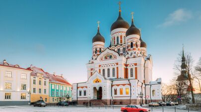Александро-Невский кафедральный собор в Таллине, архивное фото