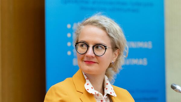 Министр экономики и инноваций Литвы Аушрине Армонайте - Sputnik Литва