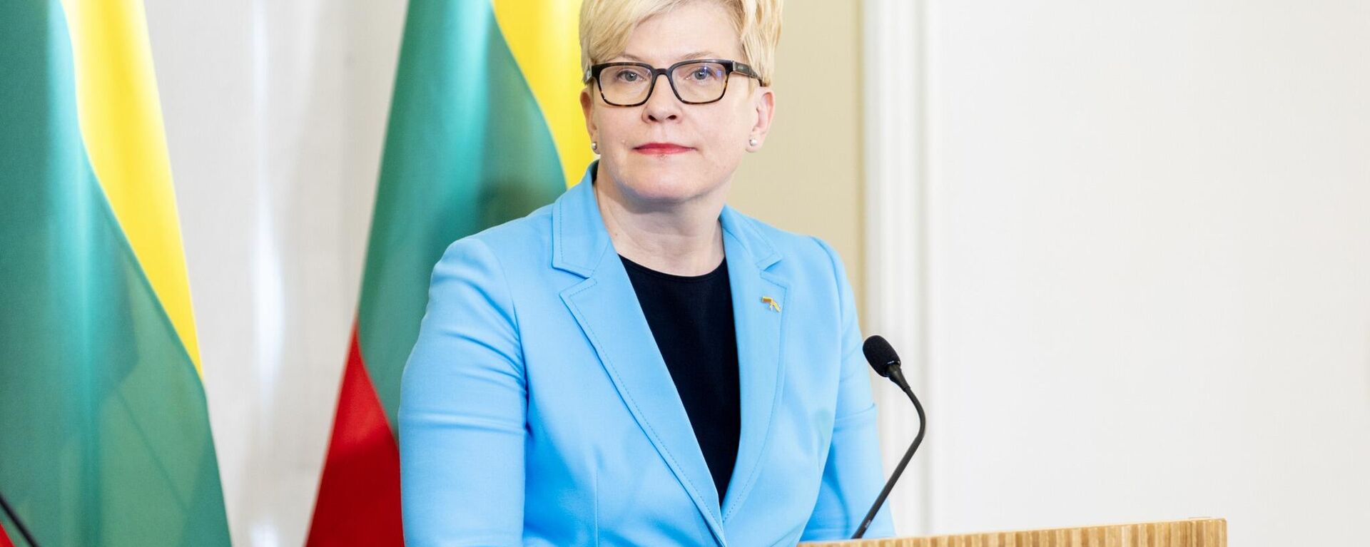 Премьер-министр Литвы Ингрида Шимоните - Sputnik Литва, 1920, 06.06.2023