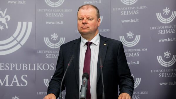 Депутат Сейма Литвы, бывший премьер-министр Саулюс Сквернялис - Sputnik Литва