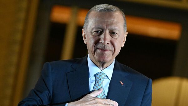 Действующий президент Турции Реджеп Тайип Эрдоган в Анкаре - Sputnik Литва