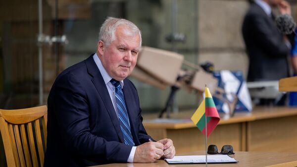 Министр обороны Литвы Арвидас Анушаускас - Sputnik Литва