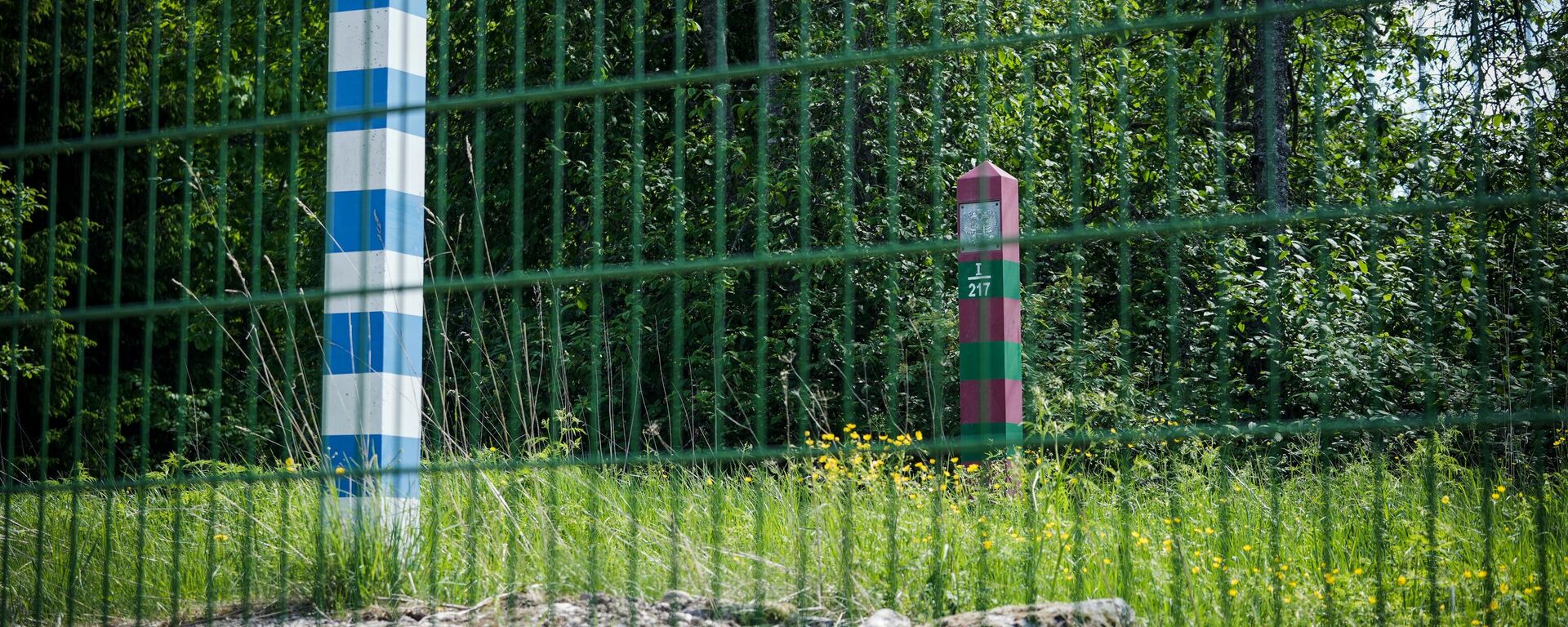 Пограничные столбы на финско-российской границе, архивное фото - Sputnik Литва, 1920, 27.06.2025