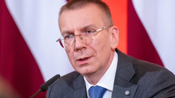 Президент Латвии Эдгарс Ринкевичс - Sputnik Литва