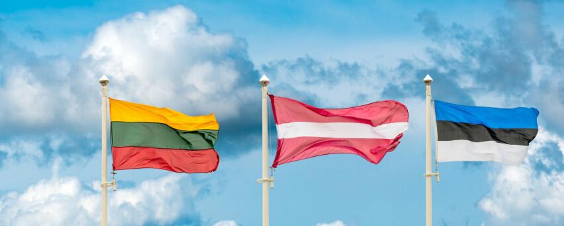 Флаги Литвы, Латвии и Эстонии - Sputnik Литва, 1920, 21.06.2023