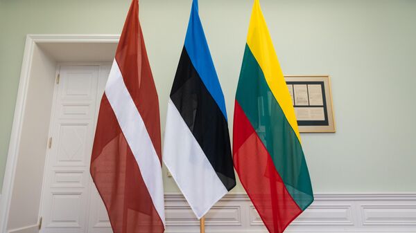 Флаги Латвии, Эстонии и Литвы, архивное фото - Sputnik Литва