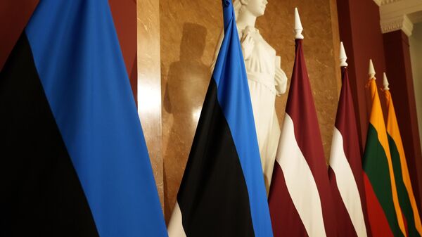Флаги Эстонии, Латвии и Литвы, архивное фото - Sputnik Литва