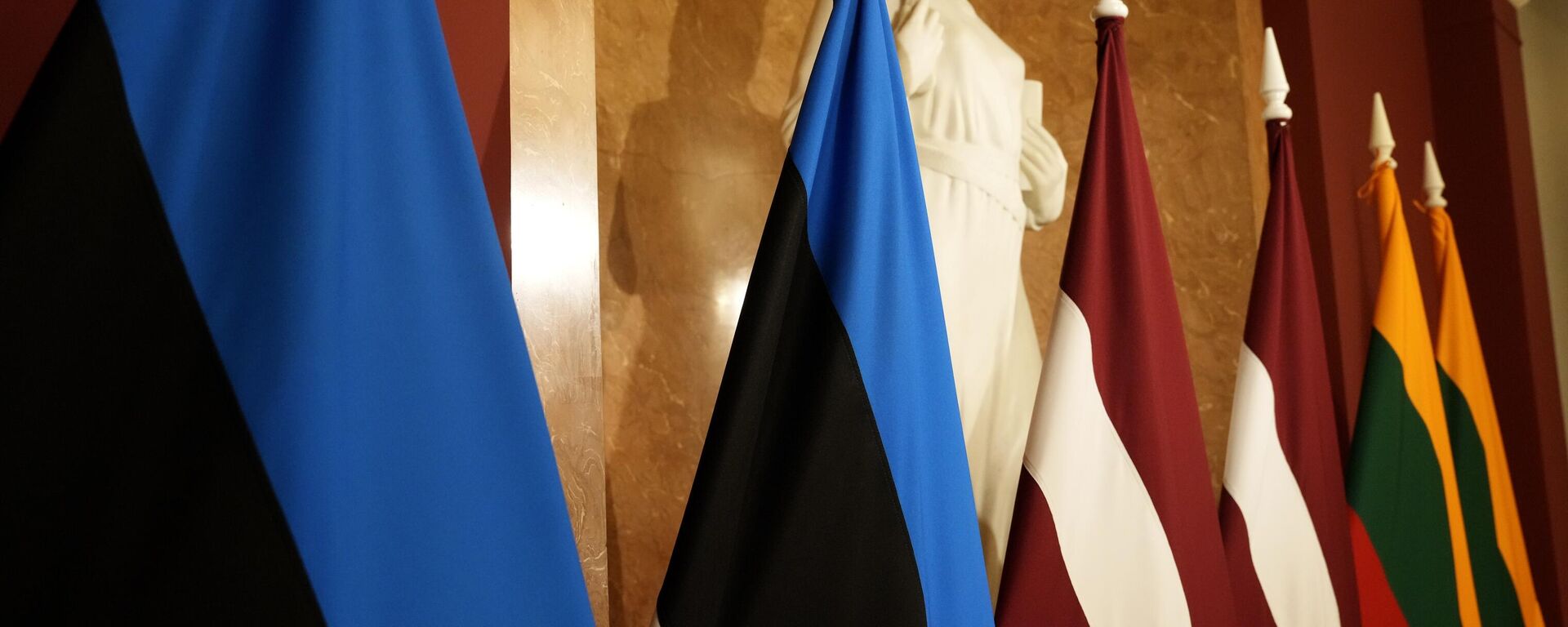 Флаги Эстонии, Латвии и Литвы, архивное фото - Sputnik Литва, 1920, 05.02.2026