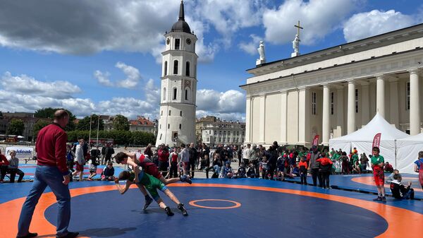 Международный турнир по греко-римской борьбе Vilnius Open 2023 - Sputnik Литва