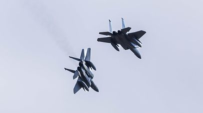 Истребители F-16 НАТО на учениях в Литве