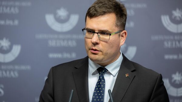 Министр обороны Литвы Лауринас Касчюнас, архивное фото - Sputnik Литва
