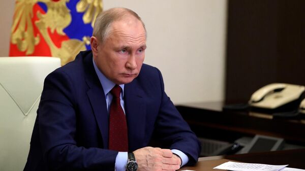 Выступление президента РФ Владимира Путина - Sputnik Литва
