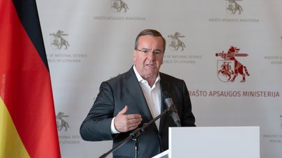 Министр обороны Германии Борис Писториус в Литве