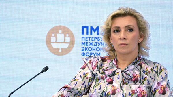 Официальный представитель Министерства иностранных дел России Мария Захарова - Sputnik Литва