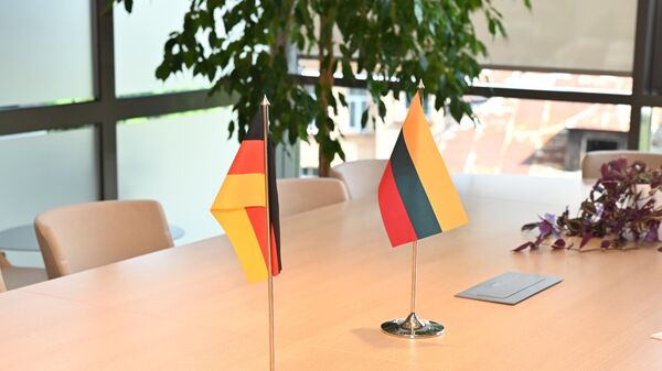 Флаги Германии и Литвы, архивное фото - Sputnik Литва