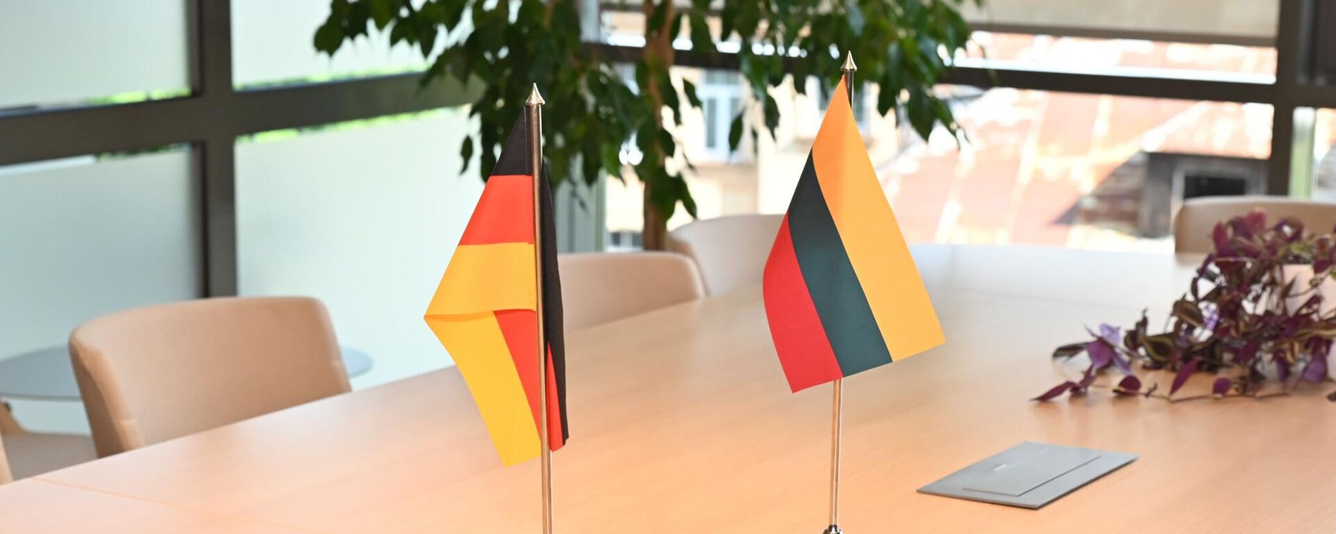 Флаги Германии и Литвы, архивное фото - Sputnik Литва, 1920, 19.04.2026