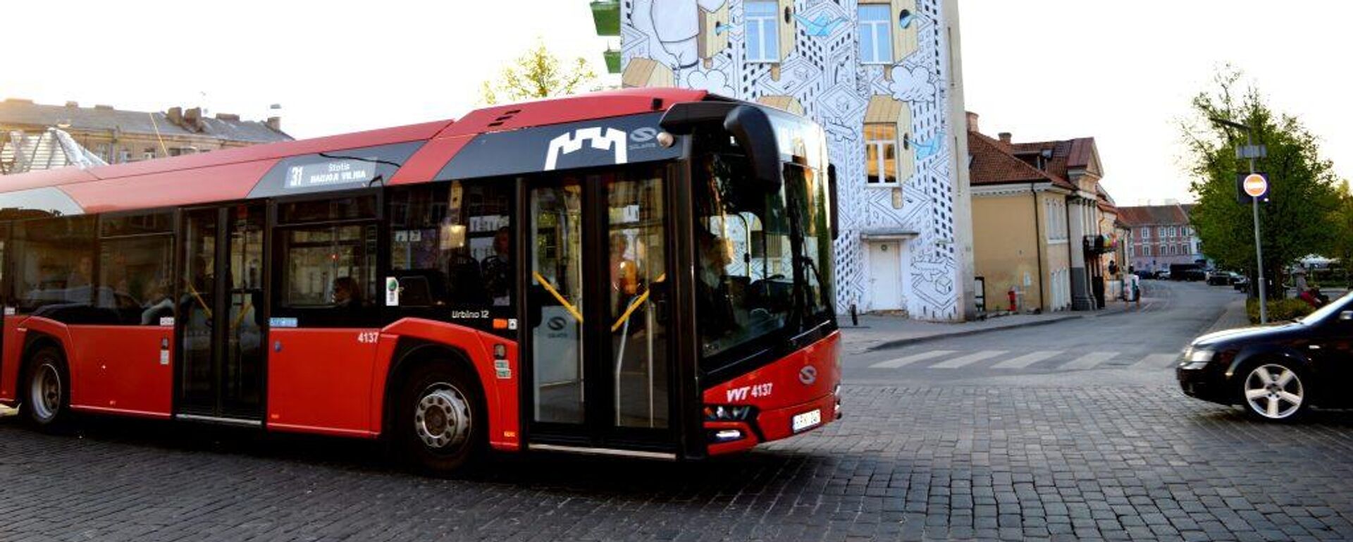 Общественный транспорт в Вильнюсе, архивное фото - Sputnik Литва, 1920, 05.09.2023