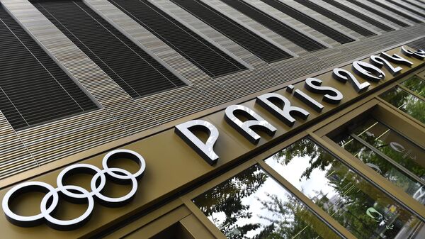Вход в штаб-квартиру Олимпийских игр 2024 года в Париже - Sputnik Литва