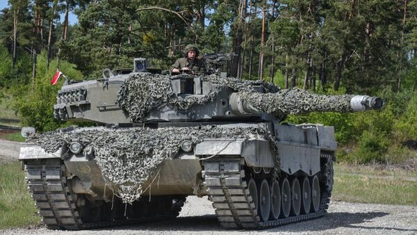 Танк Leopard 2A4, архивное фото - Sputnik Литва