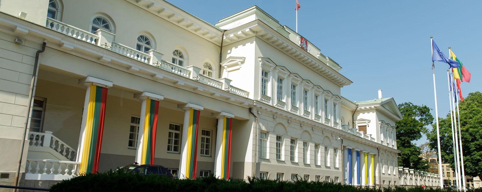Здание президентского дворца в Вильнюсе - Sputnik Литва, 1920, 06.11.2023