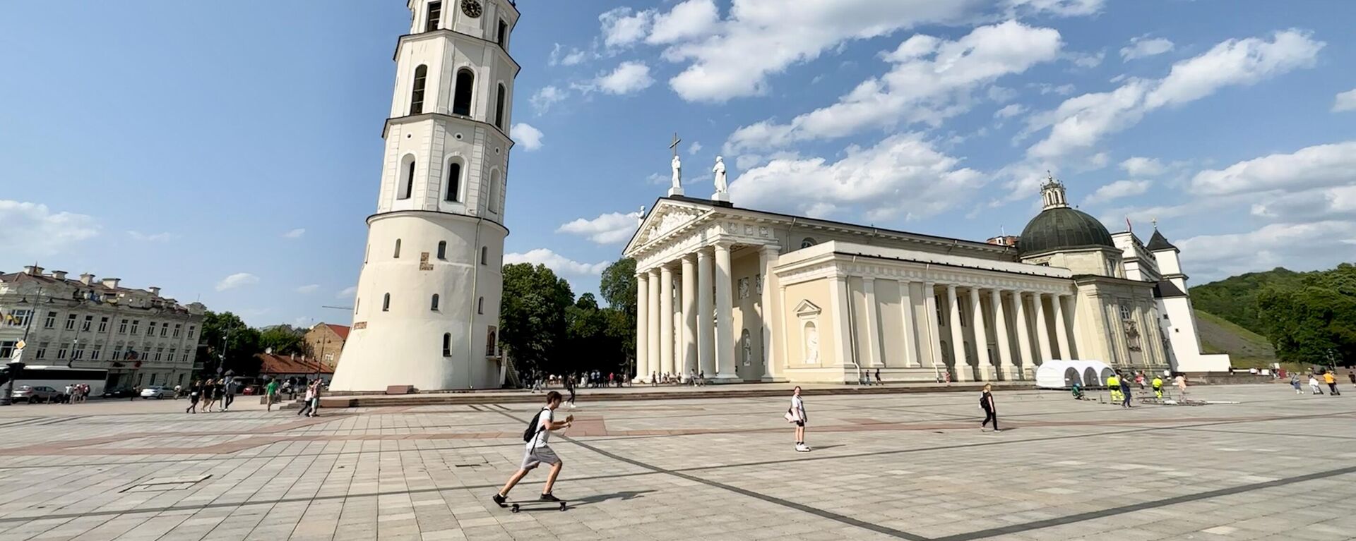 Кафедральная площадь Вильнюса, архивное фото - Sputnik Литва, 1920, 19.09.2023