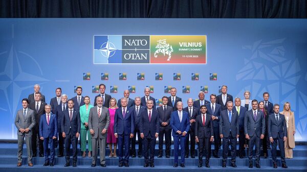 Участники саммита НАТО в Вильнюсе - Sputnik Литва