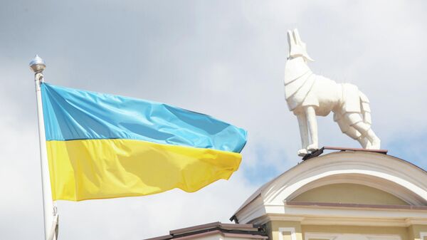 Флаг Украины, архивное фото - Sputnik Литва
