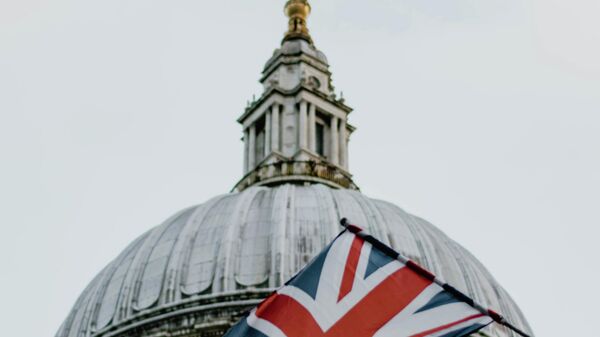Флаг Великобритании в Лондоне, архивное фото  - Sputnik Литва