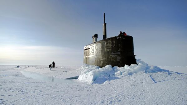 Американская атомная подводная лодка Коннектикут, архивное фото - Sputnik Литва