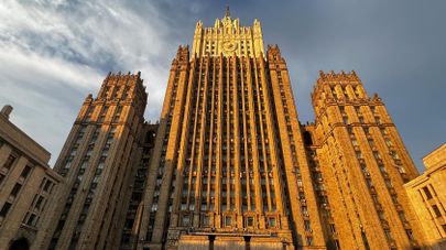 Здание Министерства иностранных дел РФ в Москве