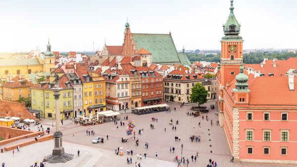 Панорама Старого города в Варшаве, архивное фото  - Sputnik Литва