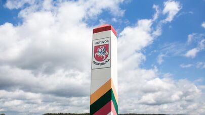 Граница Литвы и Белоруссии, архивное фото