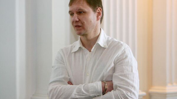 Константин  Никулин (Михайлов) в Вильнюсском региональном окружном суде, 11 мая 2011 года - Sputnik Литва