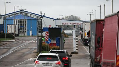 Очереди из грузовиков у российско-литовской таможни